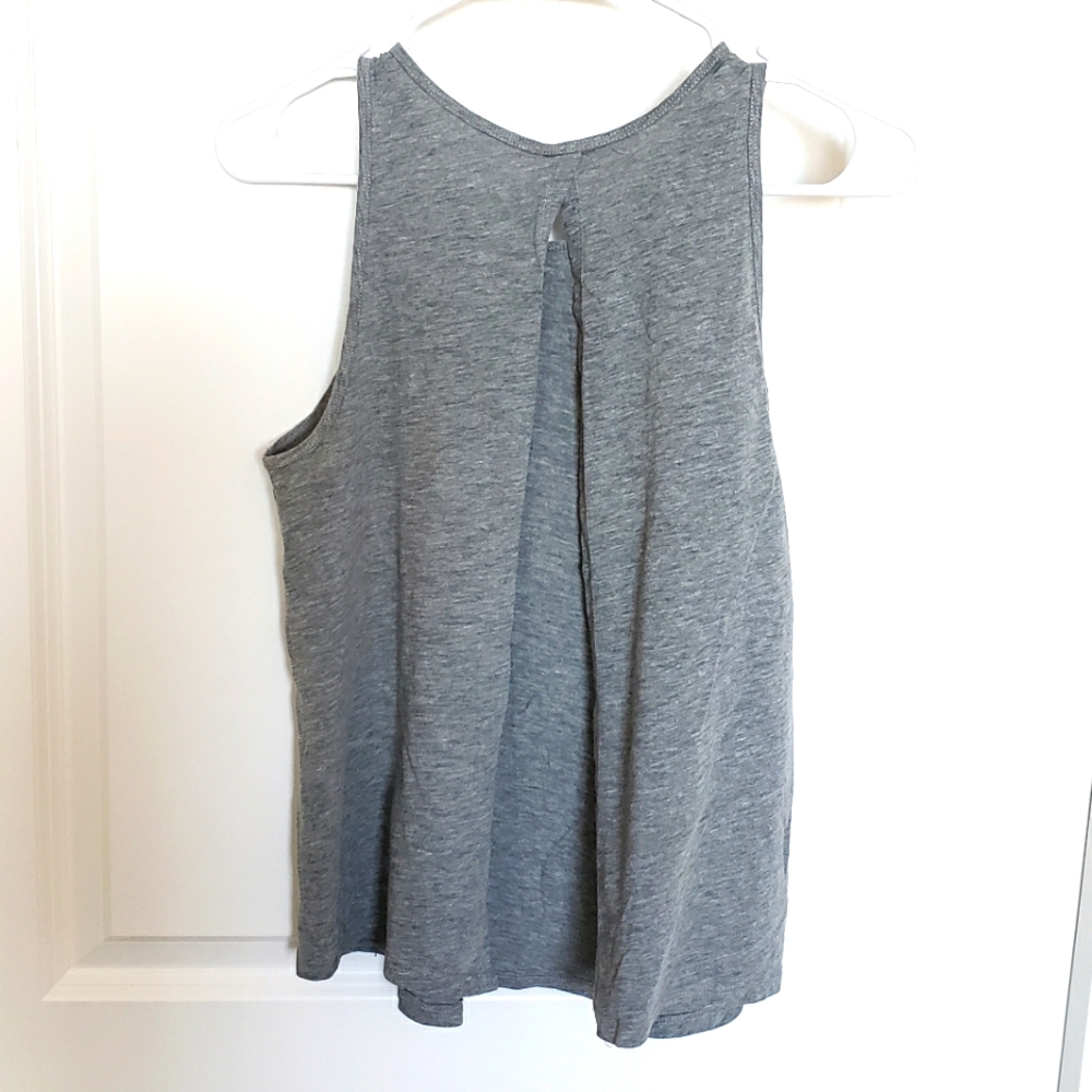 *Old Navy Active Open-Back Gray Tank Sz S
